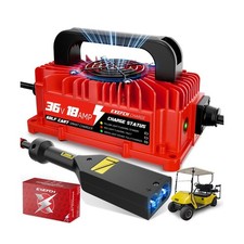 36 Volt 18 Amp Golf Cart Charger for EZGO TXT with D Style Plug, Lead Acid Ba...