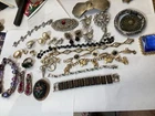 mixed lot costume jewelry 15 Ounces As Found Some Vintage