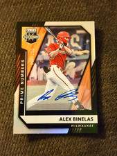 2021 Alex Binelas Elite Extra Edition Prime Numbers A Signatures #86 Auto /225