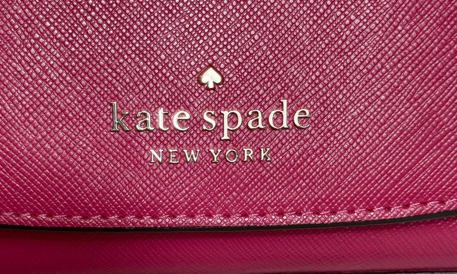 ???NUOVA CON ETICHETTE KATE SPADE ROSA RUBINO Sm Madison Saffiano Ltr XBody Bag pochette R $239