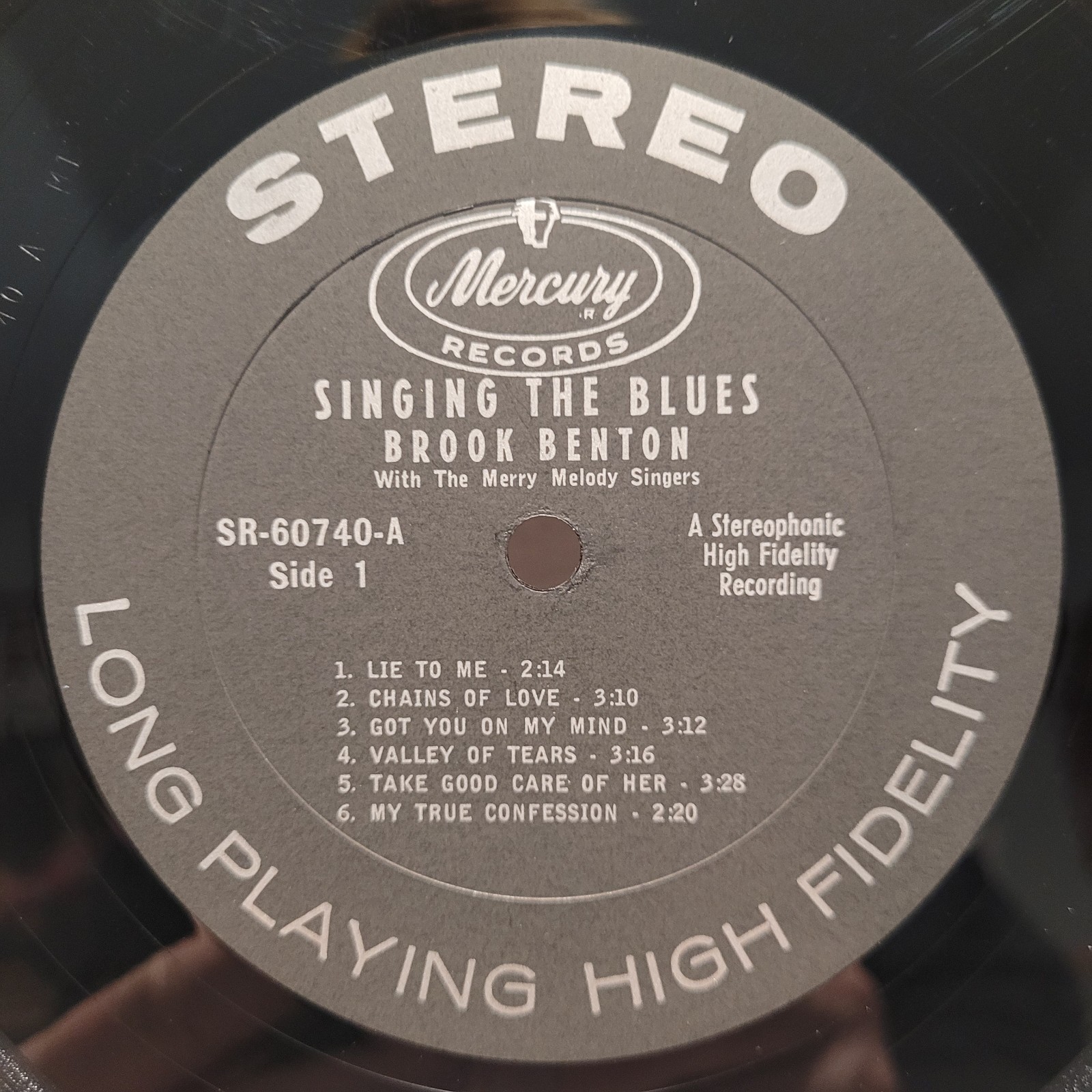 HEAR👂Brook Benton Singing The Blues Mercury Stereo Soul R&B LP Lie To Me EX thumbnail 3