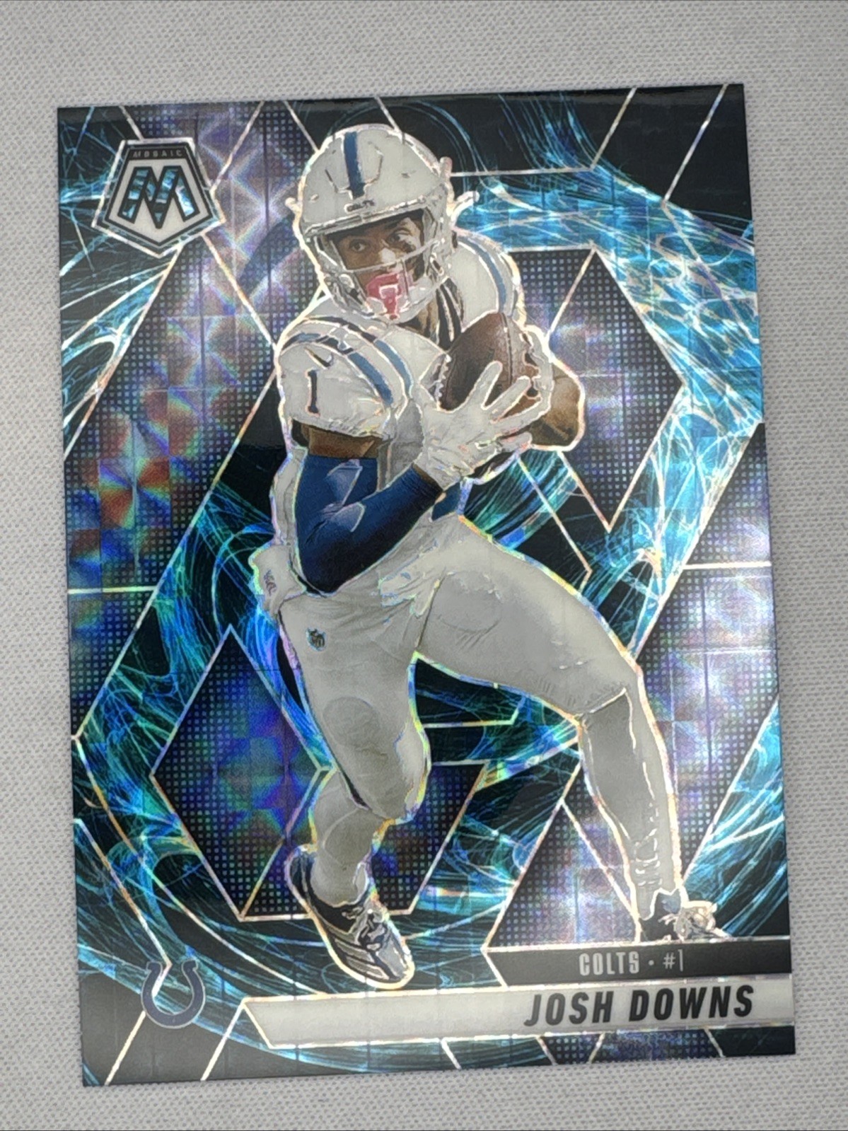 2025 Panini Mosaic #145 Josh Downs Genesis Prizm SP - Colts