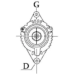 ALTERNATOR 113324 FOR NISSAN DATSUN TERRANO PICK/UP SENTRA/II X-TRAIL/SUV 2.5L - Image 4 of 4