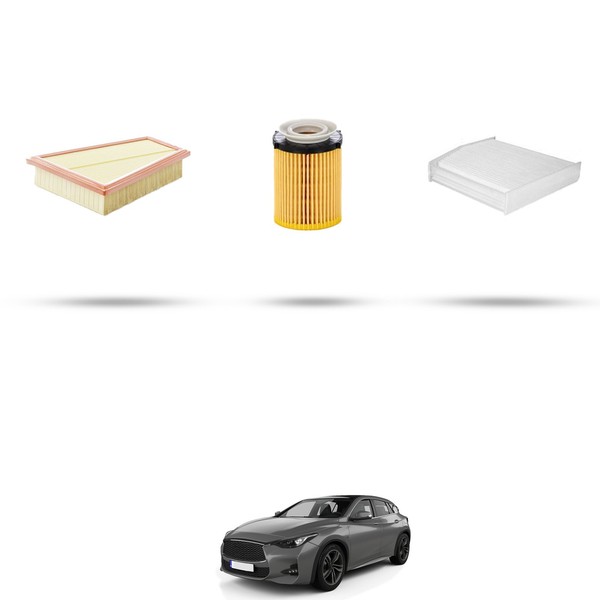 Hoffcar Wartungsset - 3 Filter FüR Infiniti Q30 2.0 155KW Ab 2015-image