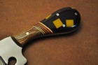 Custom Handemade Stainless Steel Bullcutter Knife Resin Handle With Cover 244 — photo 2
