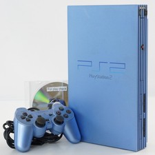 Sony PlayStation 2 Spring Bundle Aqua Blue Console for sale online