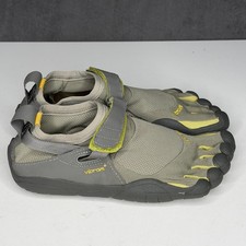 Vibram FiveFingers Shoes Womens Size 6.5 Gray Toe Mesh Barefoot Minimal Running