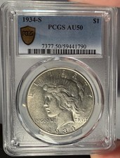 Peace Dollar, 1934-D MS - PCGS Auction Prices