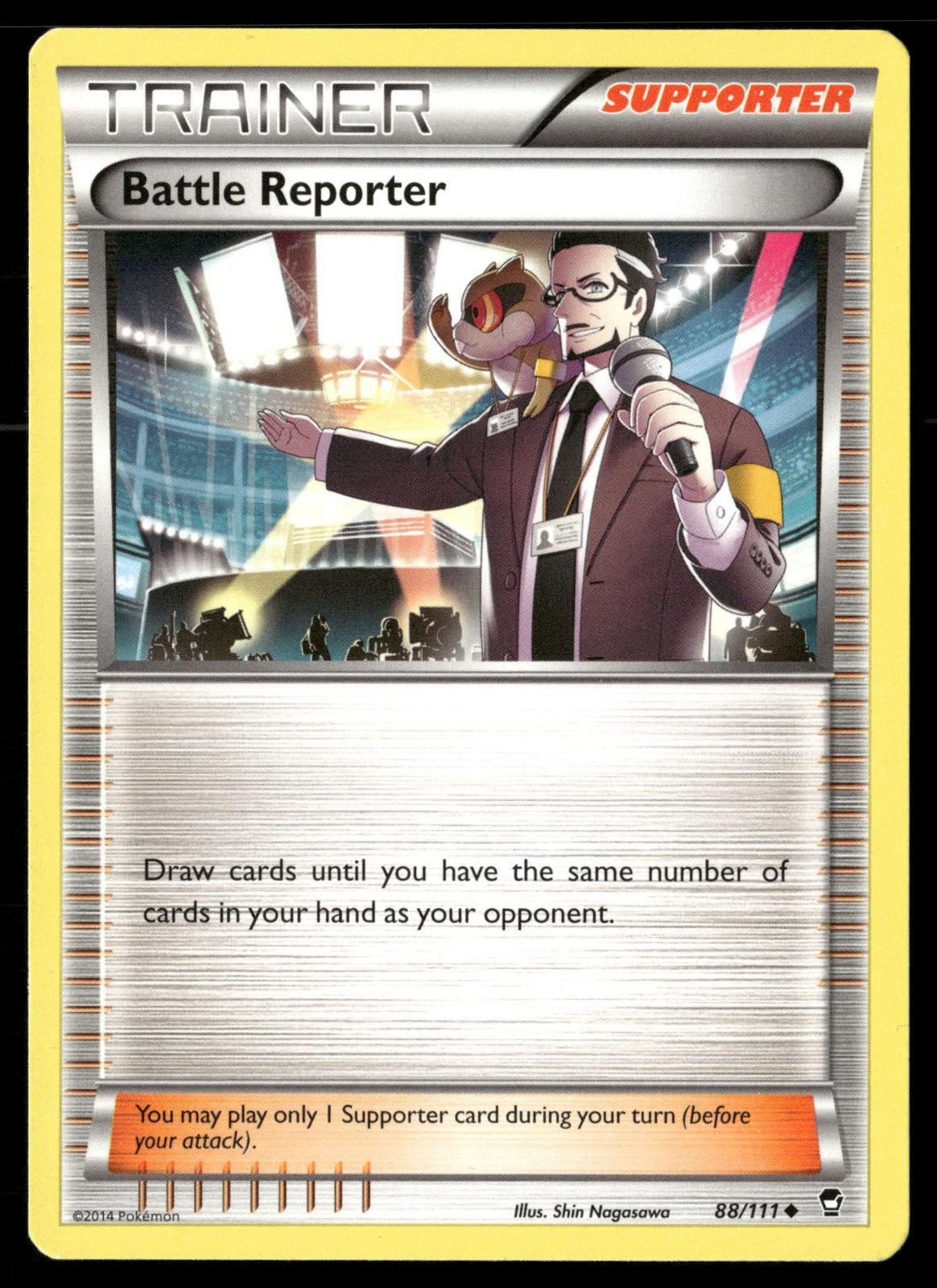 Battle Reporter 88/111 Uncommon Furious Fists Pokemon LP