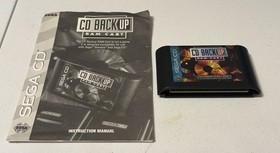 Sega CD Back Up Ram Cart W/ Box  Manual  & Cartridge