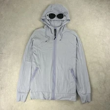 CP Company Full Zip Goggle Hoodie 2XL Sweatshirt Purple Jumper Jacket 4773