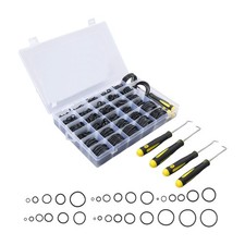32 Size SAE O Ring Assortment Kit 1086 Pcs Standard Buna-N Rubber Black