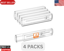 4 Pack Drawer Dividers for Clothes, 2.3" High 13"-21" Adjustable Drawer Dividers