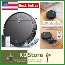 All-in-One 3000Pa Robot Vacuum & Mop—Smart, Powerful, Pet-Friendly