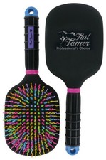 Professional's Choice 1000-RNBW Mod Paddle Horse Brush Bright Rainbow Bristles