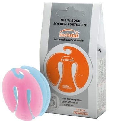 SOCKSTAR SOCKENKLAMMERN SOCKENCLIPS 10 Stück in der Edition Frosted Colours