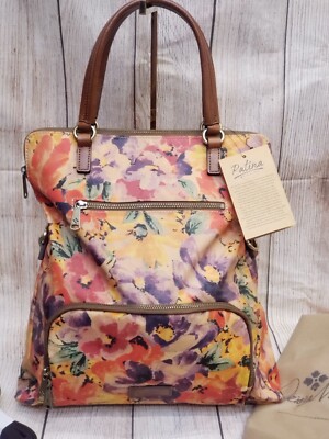 NWT - Patricia Nash Coated Canvas Trapani Convertible  display picture 3