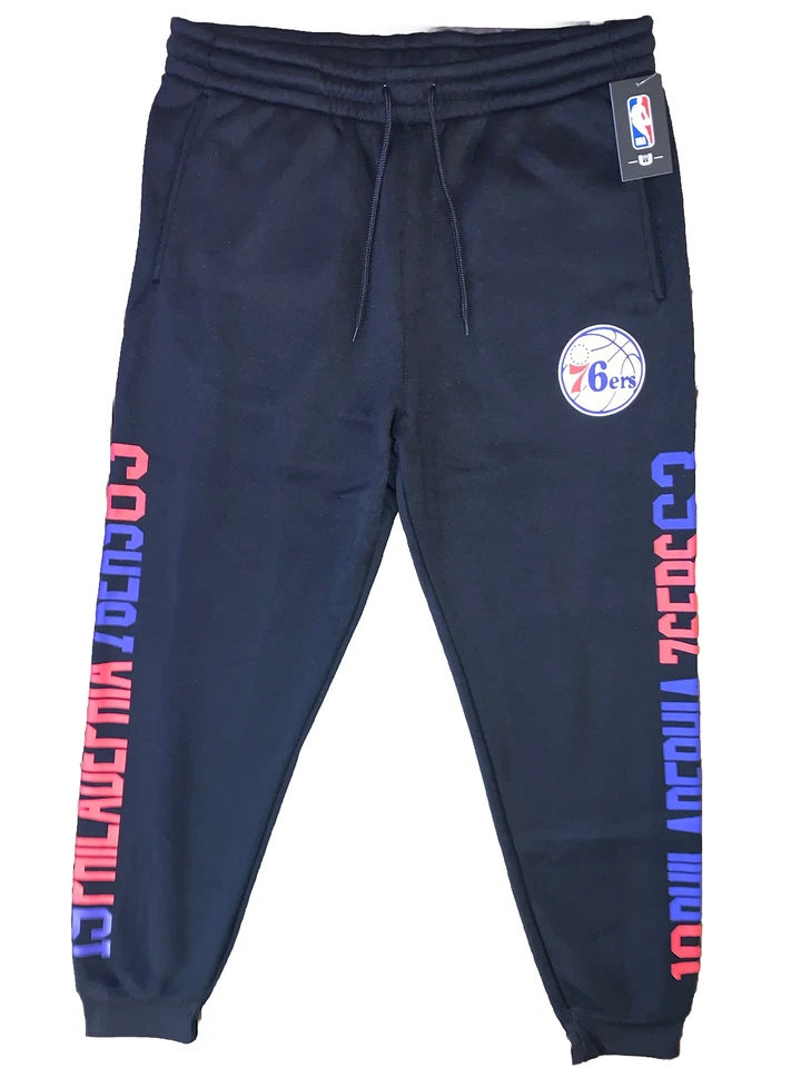 NUEVO CON ETIQUETAS Para Hombres Philadelphia 76ers “1963” PANTALONES DEPORTIVOS SELLO DE TIEMPO-XL-NBA Foto 4 de 4