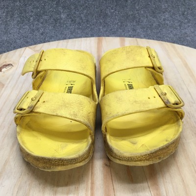 yellow birkenstocks mens