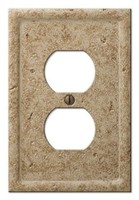 Amertac 8351dnc 1 Duplex Texture Stone Noce Wallplate, New, Free Shipping on sale Amertac 8351dnc 1 Duplex Texture Stone Noce Wallplate, New, Free Shipping on sale