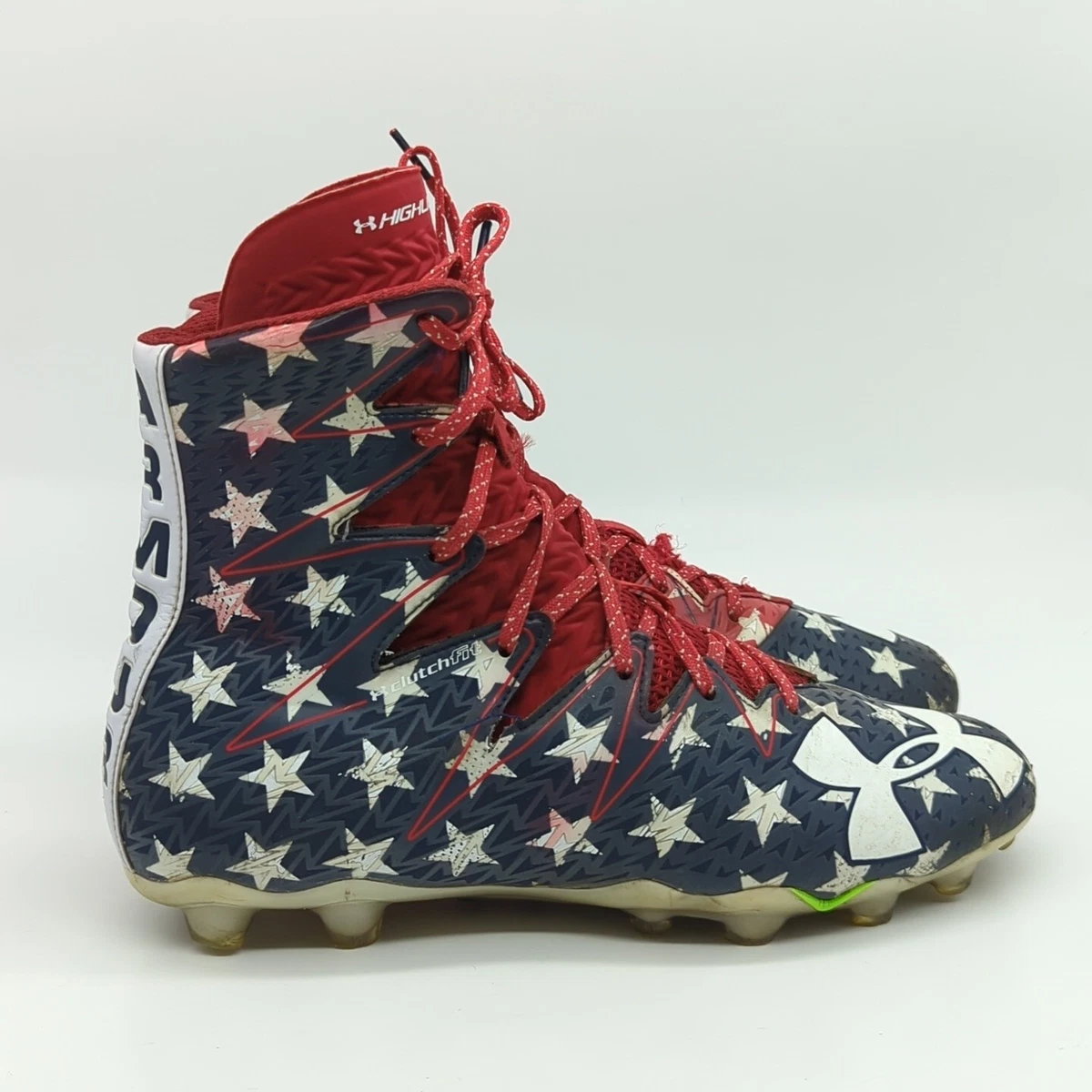 Under armour football cleats american shop flag