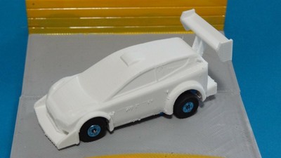 HO Slot Car Body - Rally Hill Climb Tjet - Custom 3D Printed
