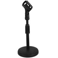  Pied De Micro Table Pour Support Microphone Portable Pieds Bureau