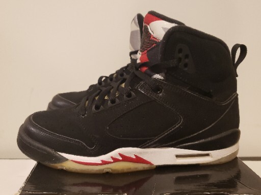 Nike Air Jordan Sixty Plus 60 + Black White Varsity Red GS 2009 Sz 6Y 365163-061 Nike Air Jordan Sixty Plus 60 + Black White Varsity Red GS 2009 Sz 6Y 365163-061