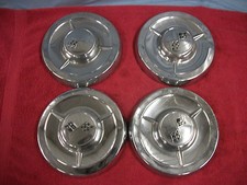 1958 Corvette Big Brake Hubcaps Needs Lot Of Work