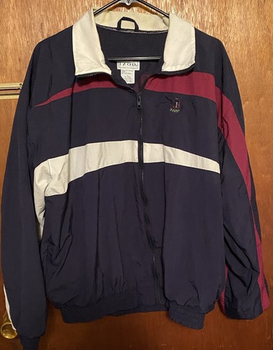 Vintage Izod Windbreaker Jacket Mens 