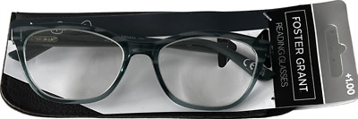 Foster Grant Como Gläser Lesebrille grün/schwarz +1
