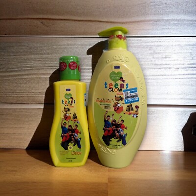 Eden Mama super choice teens glow body lotion and shower gel with vitamins 