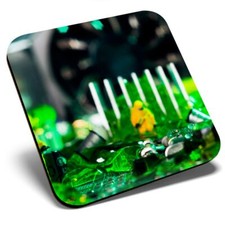 Square Single Coaster - Technician Motherboard IT  #3594