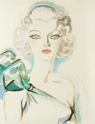 Kees Van Dongen La Femme Blonde aux Yeux Bleus : Archival Giclée Art Print 1908