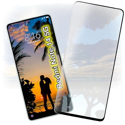 EGEDI 2xFür Redmi Note 14 5G Panzerfolie Displayschutz Schutzglas 9H Glas Schutz Folie