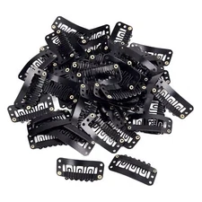 Hair Extension Clips32mm 6-Teeth Wig Clips U-Shape Snap Hair Accessories for ...