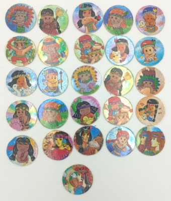 POGS CAPS vintage Konvolut Anime Indians Taiwan