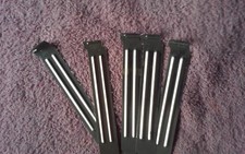 5 pcs Computer Case Rear Slot Bracket Blank Filler Cover Plate