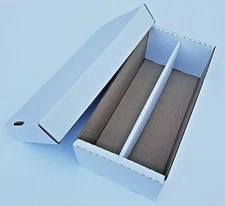 1600-Count ASSEMBLED SPORTS CARD STORAGE SHOE BOX - Holds up to 400 Toploaders!