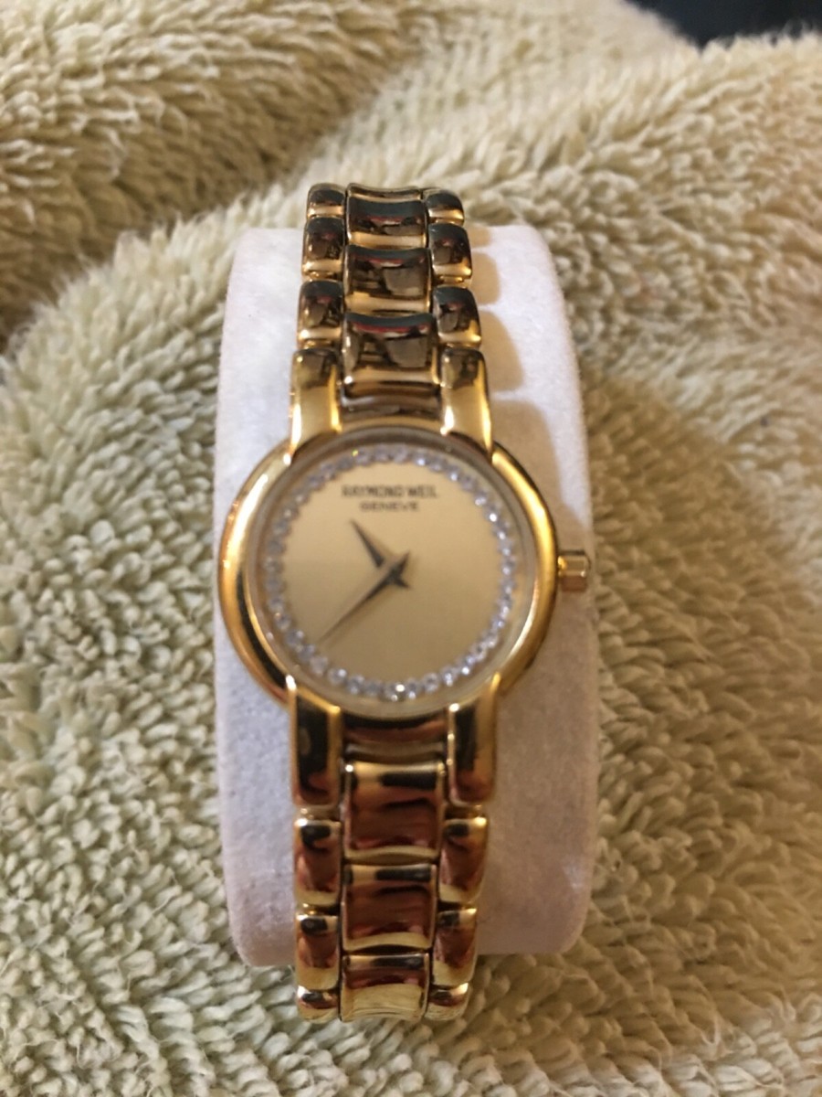 RAYMOND WEIL GENEVE ゴールド 時計　18k GOLD Raymond Weil Geneve 18k Gold Electro Plated Men's Quartz