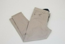 Wit  Wisdom Size 16 Cropped Ankle Twill Skinny Jeans Khaki