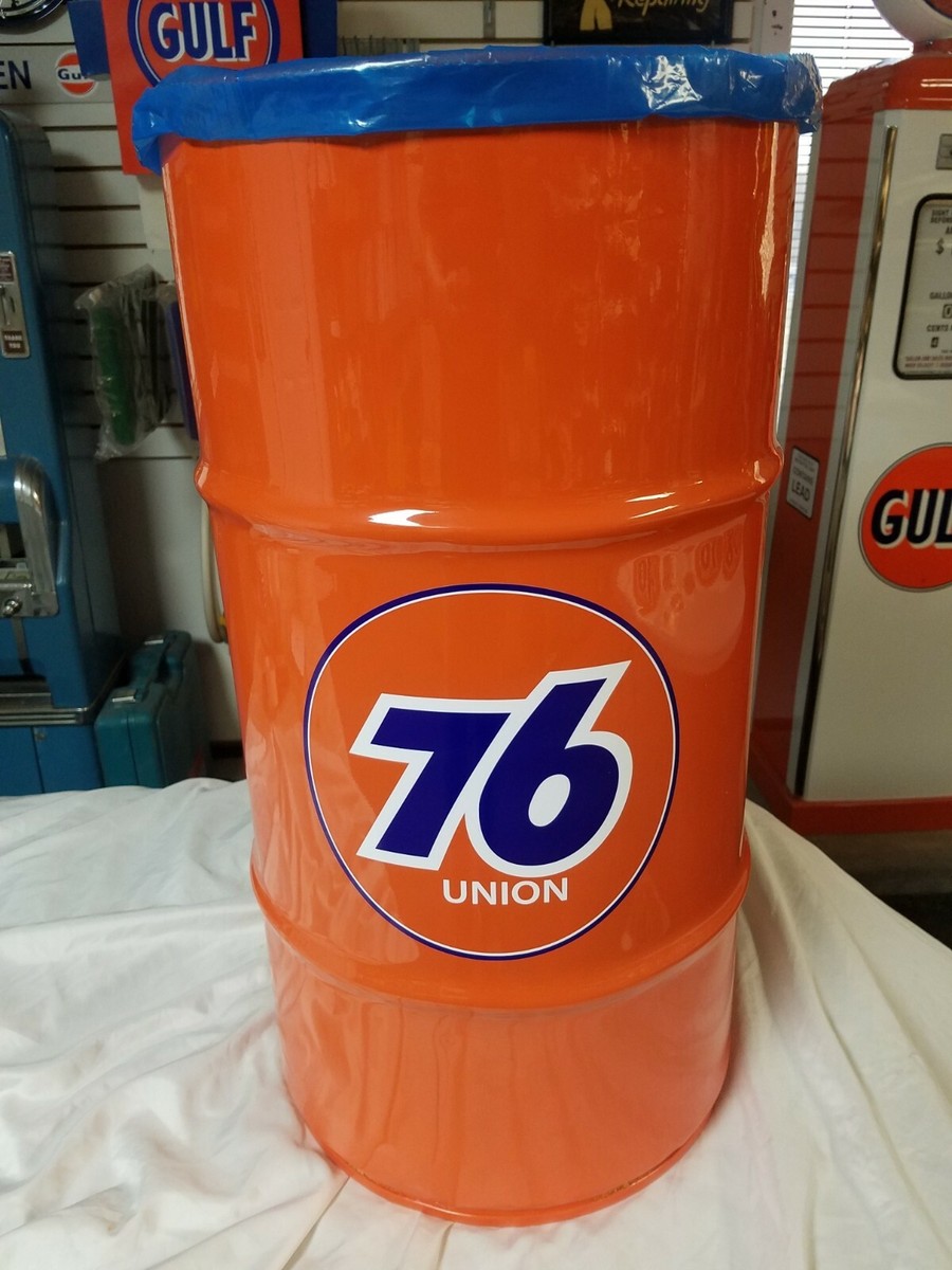 union issue N°16 UNION 76 VINTAGE STYLE GAS STATION 16 GALLON COLD ROLLED