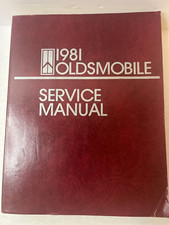 1981 Oldsmobile Chassis Service Manual Cutlas...