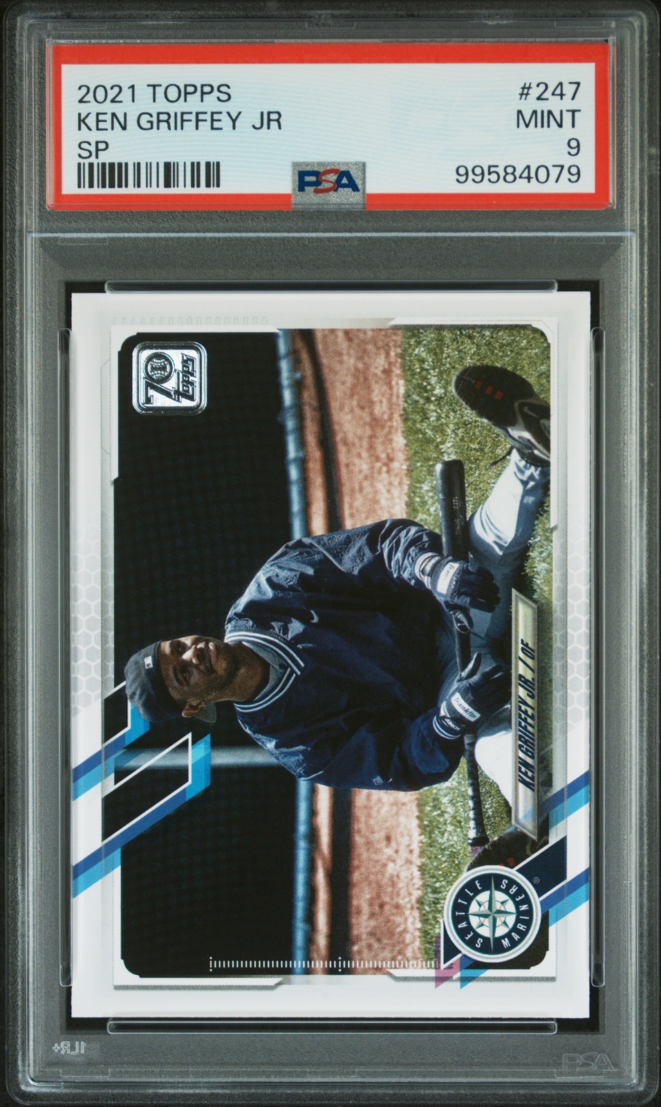 2021 TOPPS #247 KEN GRIFFEY JR PSA 9