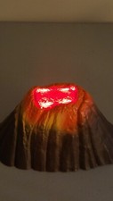 Electronic Dinosaur Volcano Eruption Light And Sounds WORKS Kids Redbox Toy