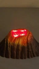 Electronic Dinosaur Volcano Eruption Light And Sounds  WORKS! Kids Redbox Toy