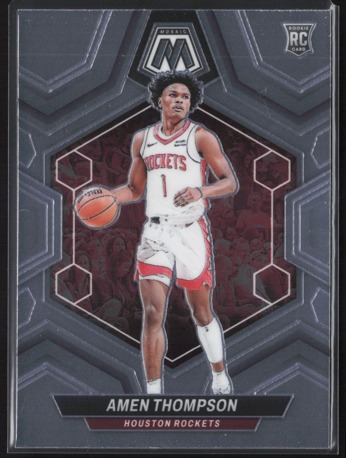 2023-24 Panini Mosaic Rookie Amen Thompson Houston Rockets RC #230