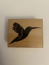 JRL Design N273 Hummingbird Wood Mounted Rubber Stamp RS20