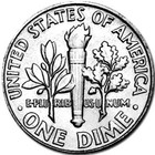 ✅1964 P Roosevelt Dime Last Year of 90% Silver BU From OBW Bank Roll Super Clean — photo 2