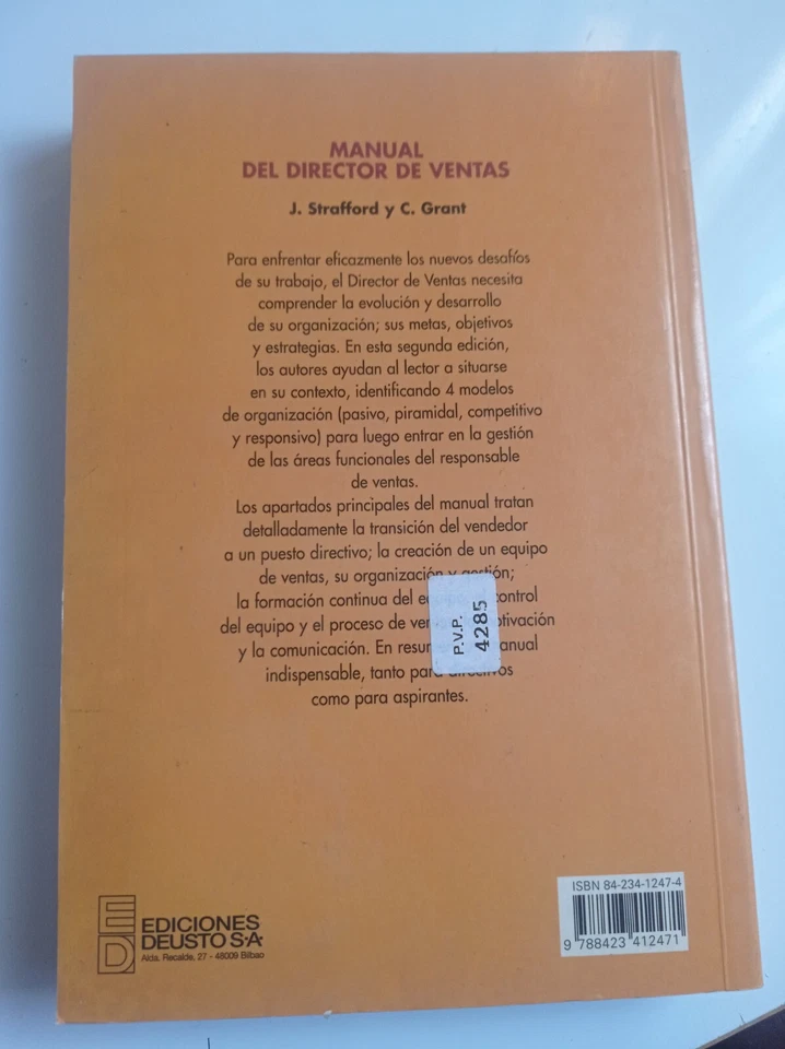 Manual del Director de Ventas Colin Grant (Autor), John Strafford (Autor) - Imagen 2 de 3